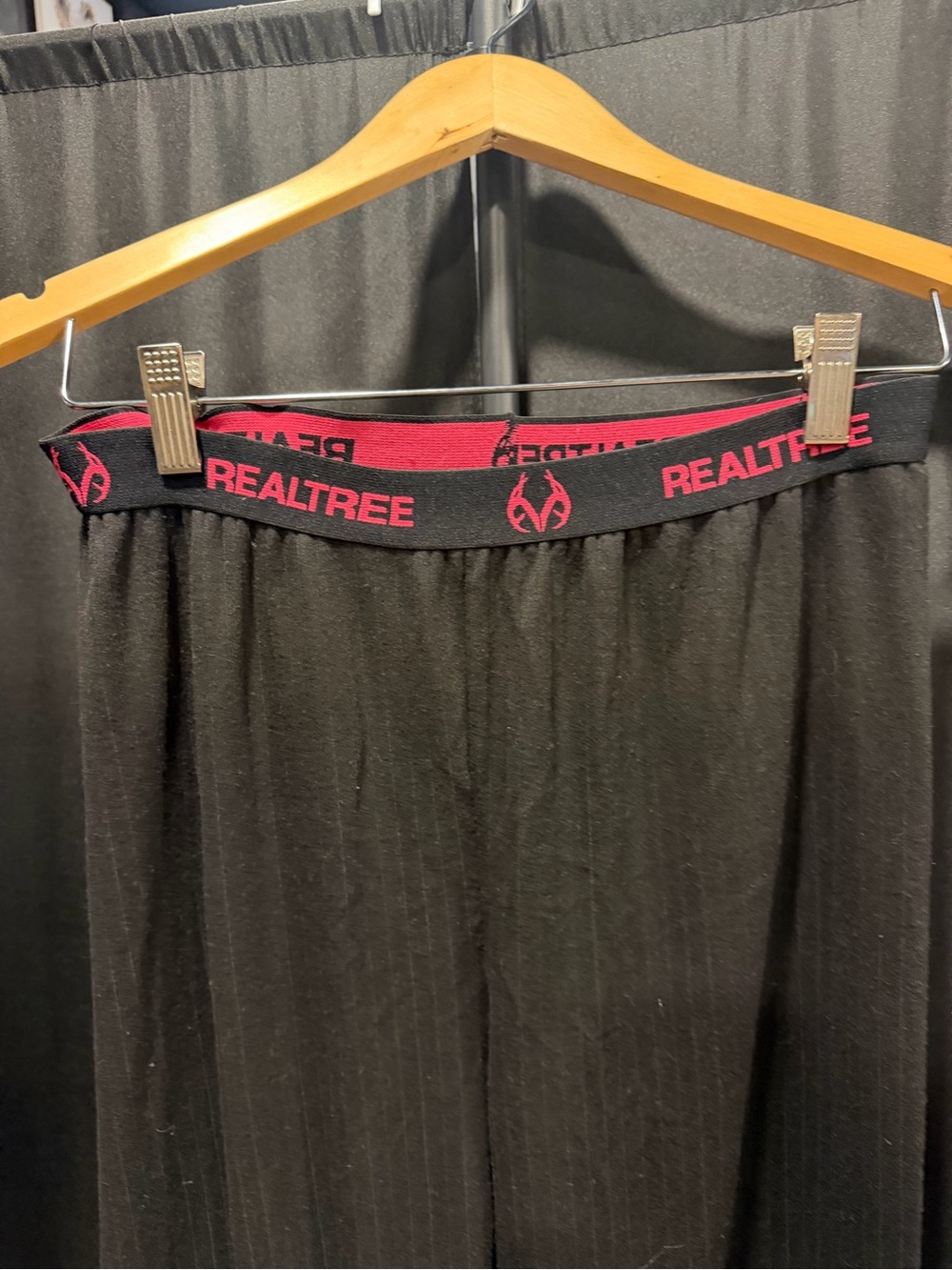Realtree Black Kids Joggers with Pink Logo Waistband